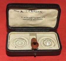 Plástico rígido vintage Opthamology? Lentes de contato visual completas na caixa original c.1930 comprar usado  Enviando para Brazil