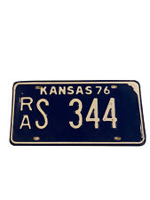 Placa de licença vintage 1976 Kansas RA S 344 comprar usado  Enviando para Brazil