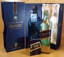 Cajas y folleto de whisky escocés Johnnie Walker etiqueta azul 750 ml - botella vacía segunda mano  Embacar hacia Argentina