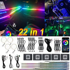 Auto RGB LED Lichtleiste Ambientebeleuchtung Innenr Symphony Acrylic Kit mit App comprar usado  Enviando para Brazil