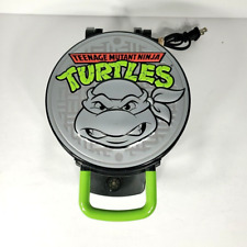 Teenage Mutant Ninja Turtles Waffle Maker Nickelodeon, NTWM-43; Tested Works! for sale  Shipping to South Africa