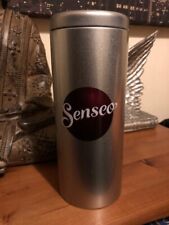 Senseo airtight coffee pod canister with inside lift, sparkling silver for sale  Shipping to South Africa