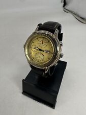 Vintage Guess Waterpro 50m Relógio Cronógrafo Masculino Pulseira de Couro (Leia Desc) comprar usado  Enviando para Brazil