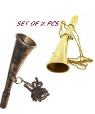 Brass fog horn for sale  Shipping to Ireland