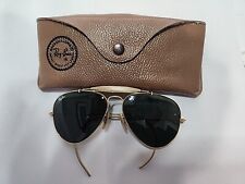 GENUINE VINTAGE USA RAY BAN OUTDOORSMAN AVIATOR SUNGLASSES-GOLD for sale  Shipping to South Africa