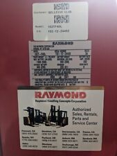 2012 raymond 102t for sale  Bellevue
