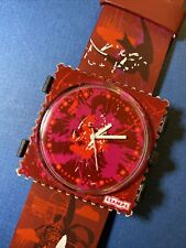 Reloj de estampillas gorrión reloj vintage rojo raro leer descripción segunda mano  Embacar hacia Argentina