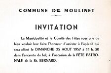 Carte invitation moulinet d'occasion  La Crau