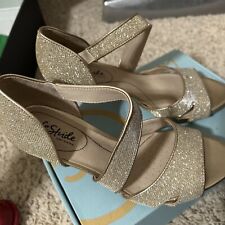 Gold high heels for sale  Barstow