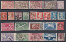FRANCE LOT 9 OBLITERES DONT 2F MERSON 122, 145 DEPART A 1€  .. VRAC COLLECTION d'occasion  Jaunay-Clan