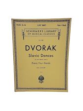 Biblioteca de Colección 1914 de Schirmer de Clásicos Musicales Vol.1028 Dvoŕák Danzas Eslavas segunda mano  Embacar hacia Argentina