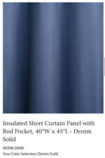 Insulated short curtain for sale  Kendall Park