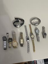 Lote Vintage de 10 Relógios Masculinos e Femininos Casio, Armitron, DKNY Peças Não Testadas Reparo comprar usado  Enviando para Brazil