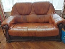 cowhide sofa for sale  WALTON-ON-THAMES