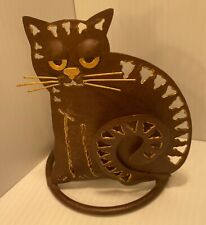 cat holder candle metal for sale  Silver Spring