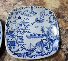 Signed Kari Nyquist Stavangerflint Oslo Norwegian Pottery Plate MCM Scandinavian for sale  Shipping to South Africa