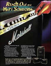 Combo amplificadores amplificador de potencia estéreo Marshall Valvestate 1991 impresión de anuncio, usado segunda mano  Embacar hacia Argentina