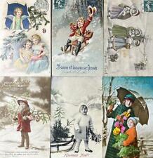 Christmas ancient postcard d'occasion  Aix-les-Bains