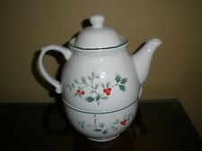 Pfaltzgraff winterberry teapot for sale  Shipping to Ireland