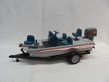 1987 Jim Beam Beams Bass Boat Empty Decanter w/Trailer for Repair No Box for sale  Shipping to South Africa