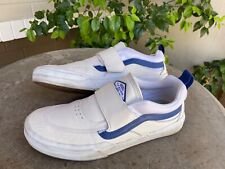 Sapatos de Skate Vans Couro Azul Branco Masculino Tamanho 10 KYLE WALKER Pro Raro comprar usado  Enviando para Brazil
