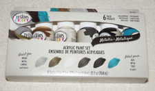 Usado, Conjunto de tintas acrílicas Testors Craft pacote com 6 metálicas comprar usado  Enviando para Brazil