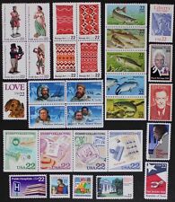 Conjunto de 67 selos do ano comemorativo dos EUA 1986, incluindo presidentes, em perfeito estado, em estado quase perfeito comprar usado  Enviando para Brazil