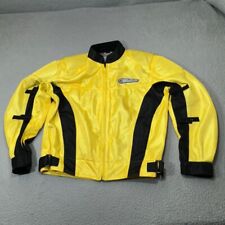 FirstGear Jacket Men Large Yellow Ballistic Armored Mesh Motorcycle Race Padded for sale  Shipping to South Africa