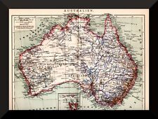 Australien historische landkar gebraucht kaufen  Wiederitzsch,-Lindenthal