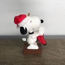 hallmark snoopy ornaments Christmas Peanuts Figure Vintage 2000 Hanging Mini 2" for sale  Shipping to South Africa