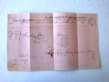1878 SS Nederland Red Star Line Custom House Port Philadelphia Ship Document comprar usado  Enviando para Brazil
