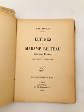 Lettres madame bulteau d'occasion  Montpellier-