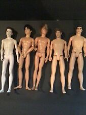 Lote de 5 bonecas Barbie menino nuas para brincar de boneca de cabelo enraizado e moldado original, usado comprar usado  Enviando para Brazil