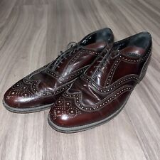 Florsheim oxblood leather for sale  ANDOVER