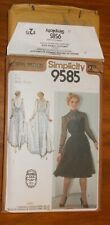 Simplicity pattern 9585 for sale  Metairie