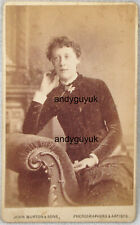 Cdv lady flower for sale  CHESTERFIELD