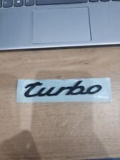 turbo badge for sale  KIDDERMINSTER