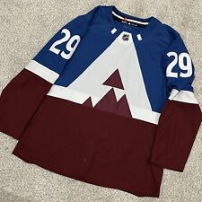 Camiseta Nathan Mackinnon 52 Colorado Avalanche 2020 Adidas NHL Hockey Auténtica segunda mano  Embacar hacia Argentina