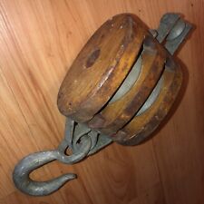 wood block pulley for sale  Crestline