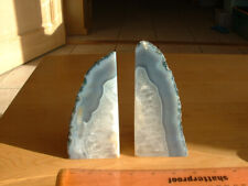 Natural agate bookends for sale  LYBSTER