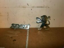 peugeot sport badge for sale  BRIDPORT