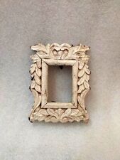 Old Wooden Hand Painted Mirror Frame Old Hand Carved Wall Hanging Mirror Frame for sale  Shipping to South Africa