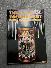 Royal tournament programme for sale  UCKFIELD