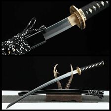 Used, Damascus Folded Steel Handmade grind Japanese Full Tang Samurai Katana Sword for sale  Shipping to South Africa