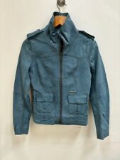 Superdry leather jacket for sale  WARRINGTON