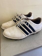 Adidas Adipure White Leather Golf Shoes size UK 8- Good Condition for sale  Shipping to South Africa