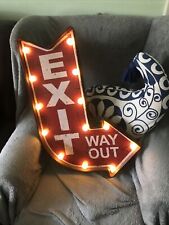 Way exit sign for sale  TELFORD
