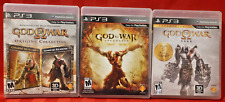LOT 3 PS3 "GOD OF WAR" GAMES (8 Games in all!) ALL COMPLETE-MINT!, used for sale  Shipping to South Africa