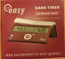 DGT Easy Game Time Crimson Cruz 2014 Model Digital Chess Clock Timer Burgundy MT for sale  Shipping to South Africa