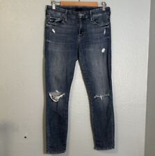 Jeans skinny cropped Mother The Looker em cigano desgastado tamanho 28 comprar usado  Enviando para Brazil